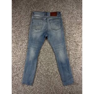 IceCream Jeans Men's 30 Distressed Denim Skinny Fit Running Dog Light Wash